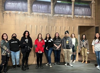 A group of people posing for a photo