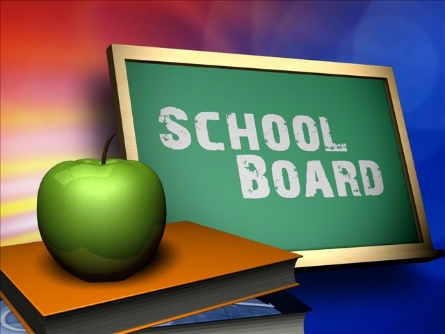 School Board Image with Apple