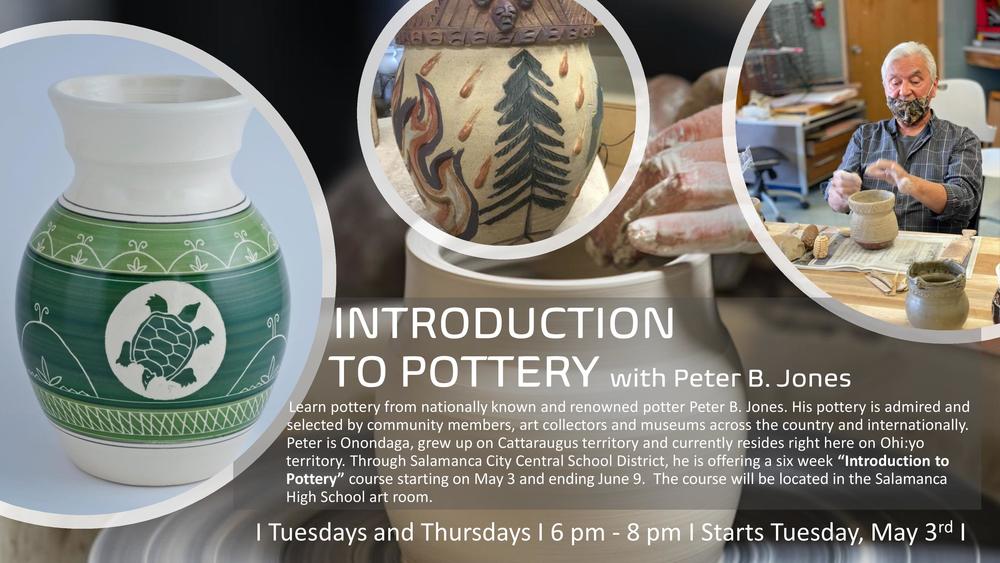 Pottery Class with Peter Jones Flyer