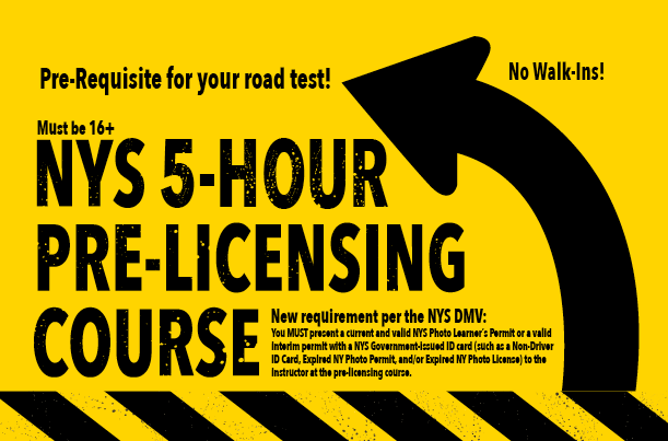 Five Hour Pre-licensing Course Available