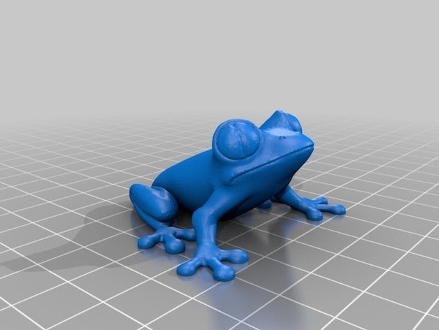 3D frog print