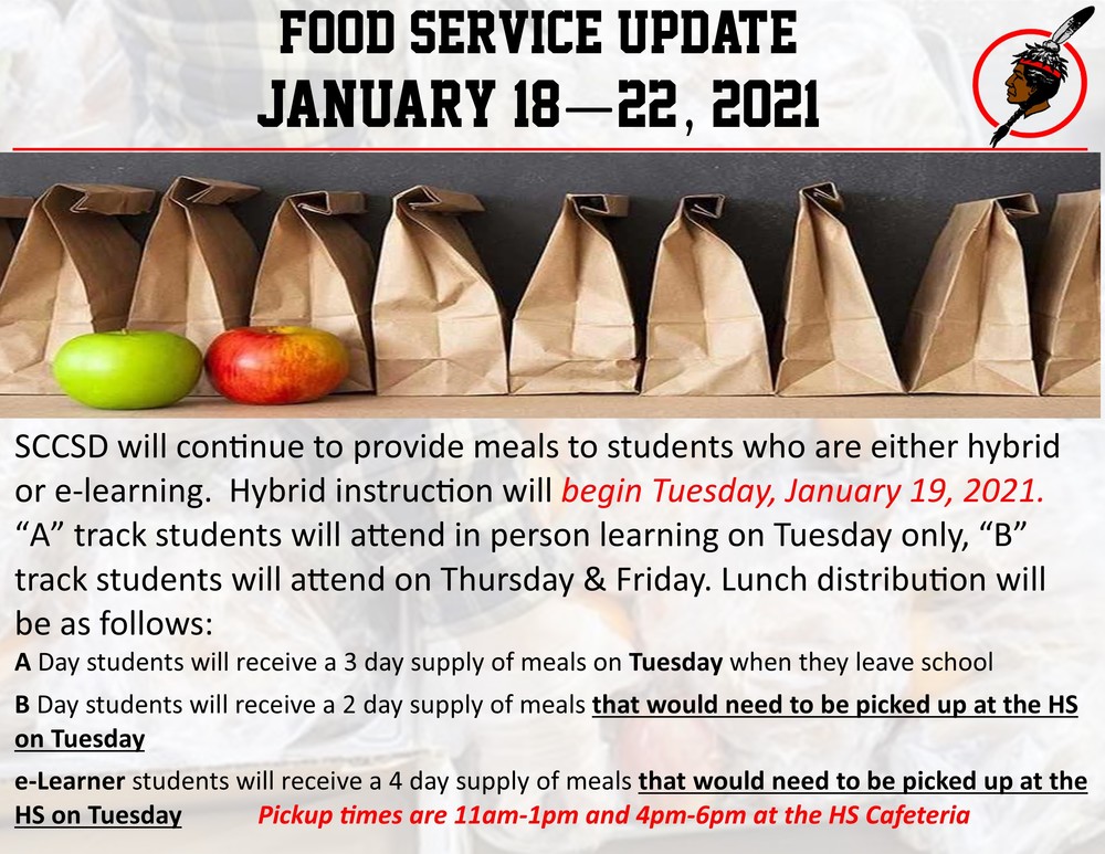 Food Service Update - Jan. 2021